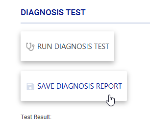 save diagnosis report